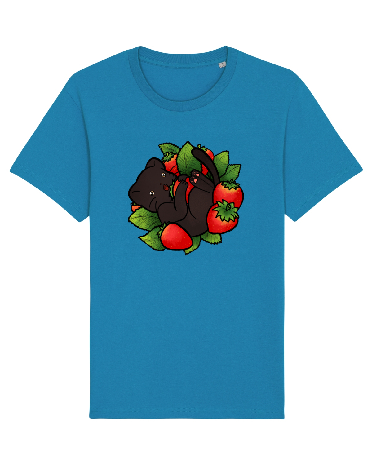 Tricou mânecă scurtă Unisex Rocker Azur