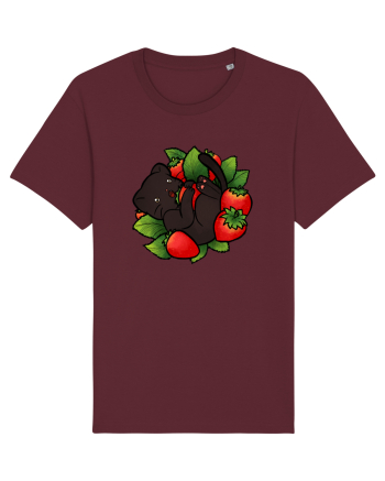 Strawberry Cat Burgundy