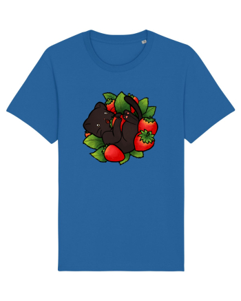 Strawberry Cat Royal Blue