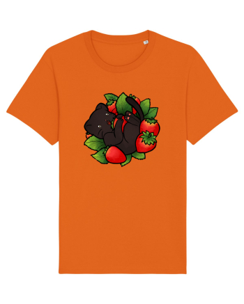 Strawberry Cat Bright Orange