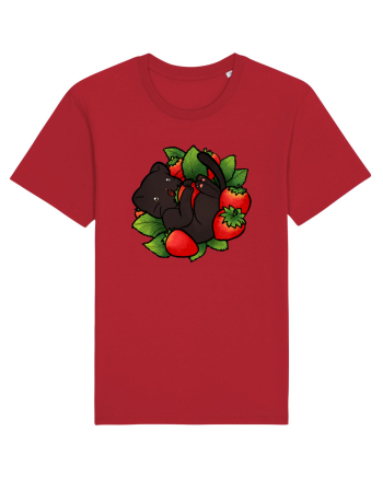 Strawberry Cat Red