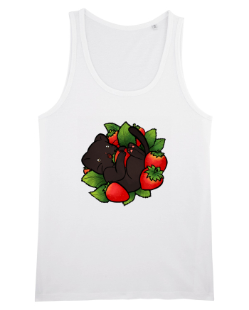 Strawberry Cat White