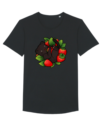 Strawberry Cat Black