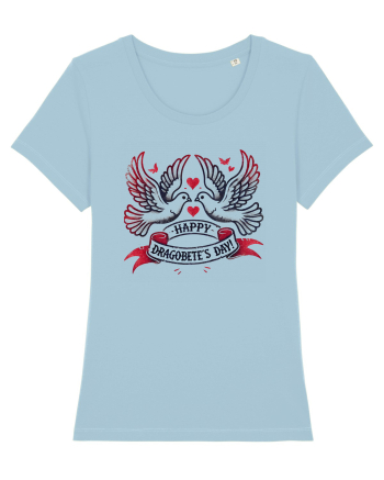 Happy Dragobete Day - Doves Sky Blue