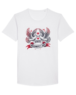 Happy Dragobete Day - Doves Tricou mânecă scurtă guler larg Bărbat Skater