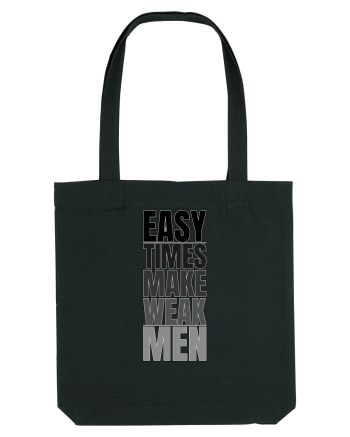 Easy Times Make Weak Men Black