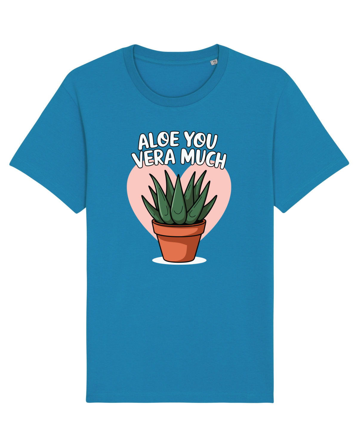 Tricou mânecă scurtă Unisex Rocker Azur