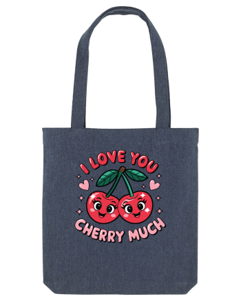 I Love You Cherry Much Midnight Blue