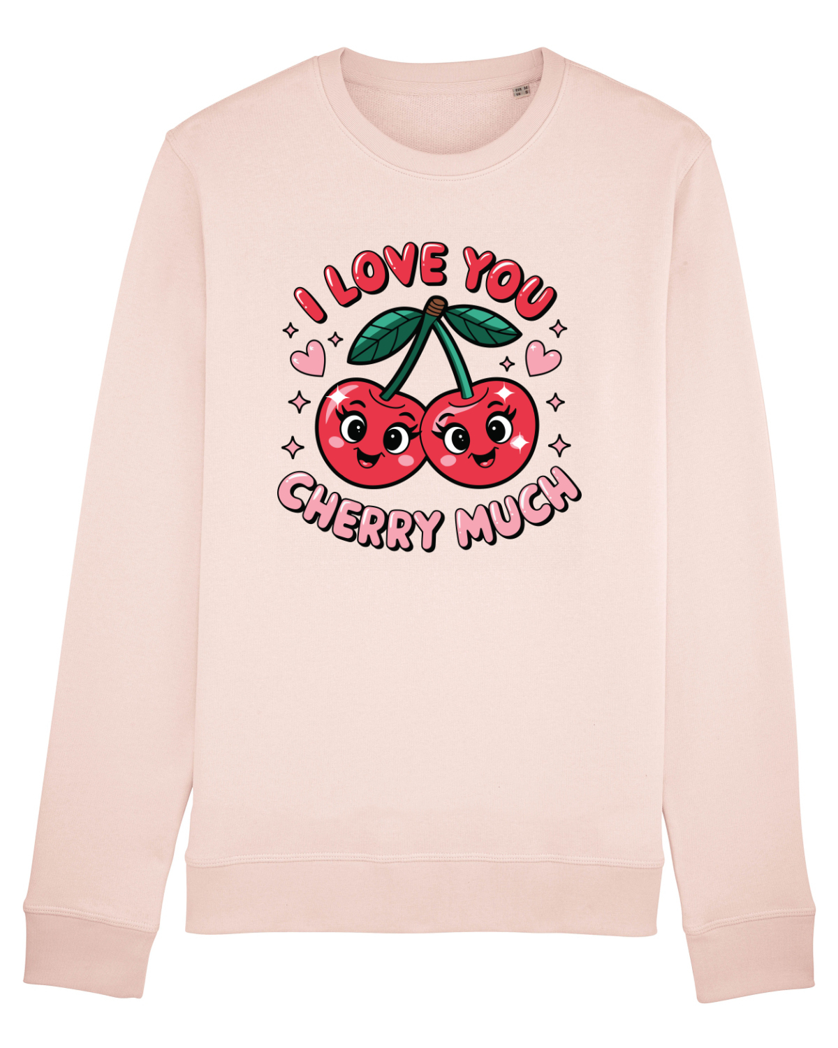 Bluză mânecă lungă Unisex Rise Candy Pink