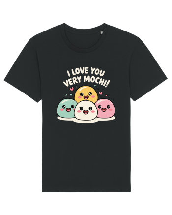 I Love You Very Mochi Black