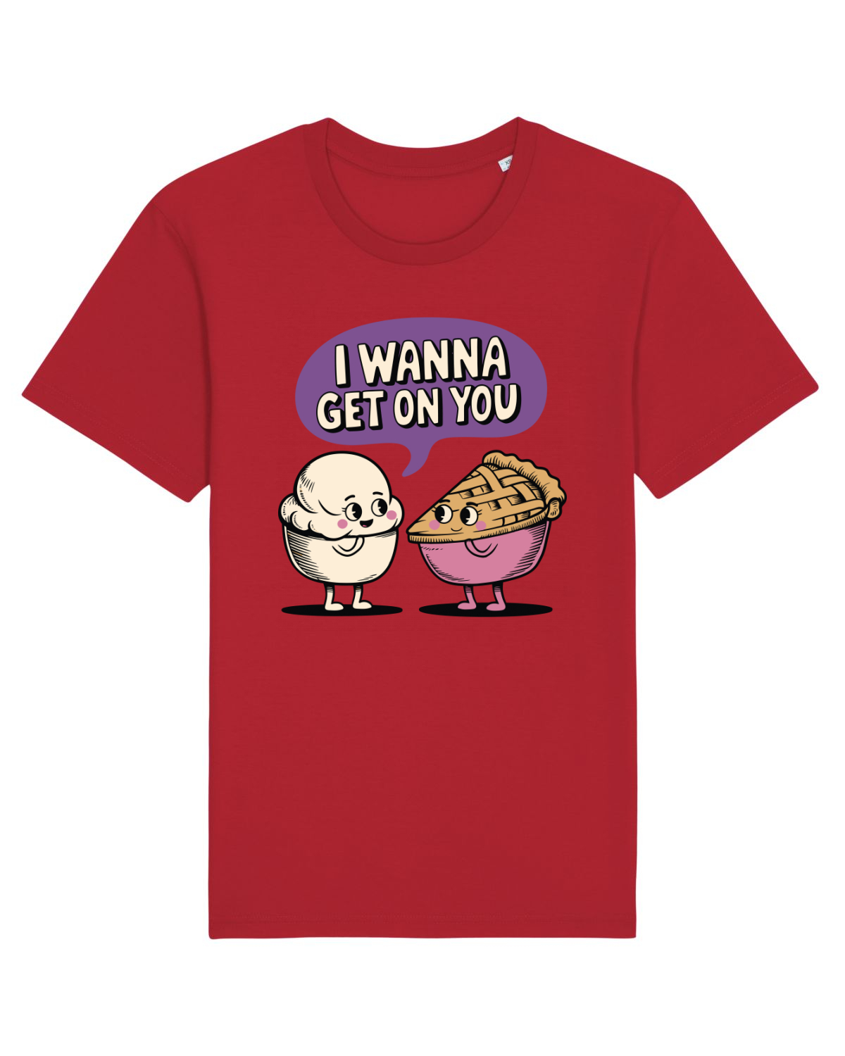 Tricou mânecă scurtă Unisex Rocker Red