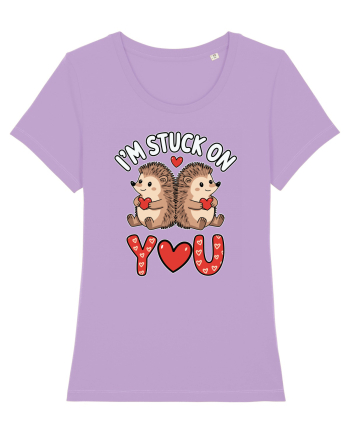 I'm Stuck On You | Hedgehog Valentine's Lavender Dawn