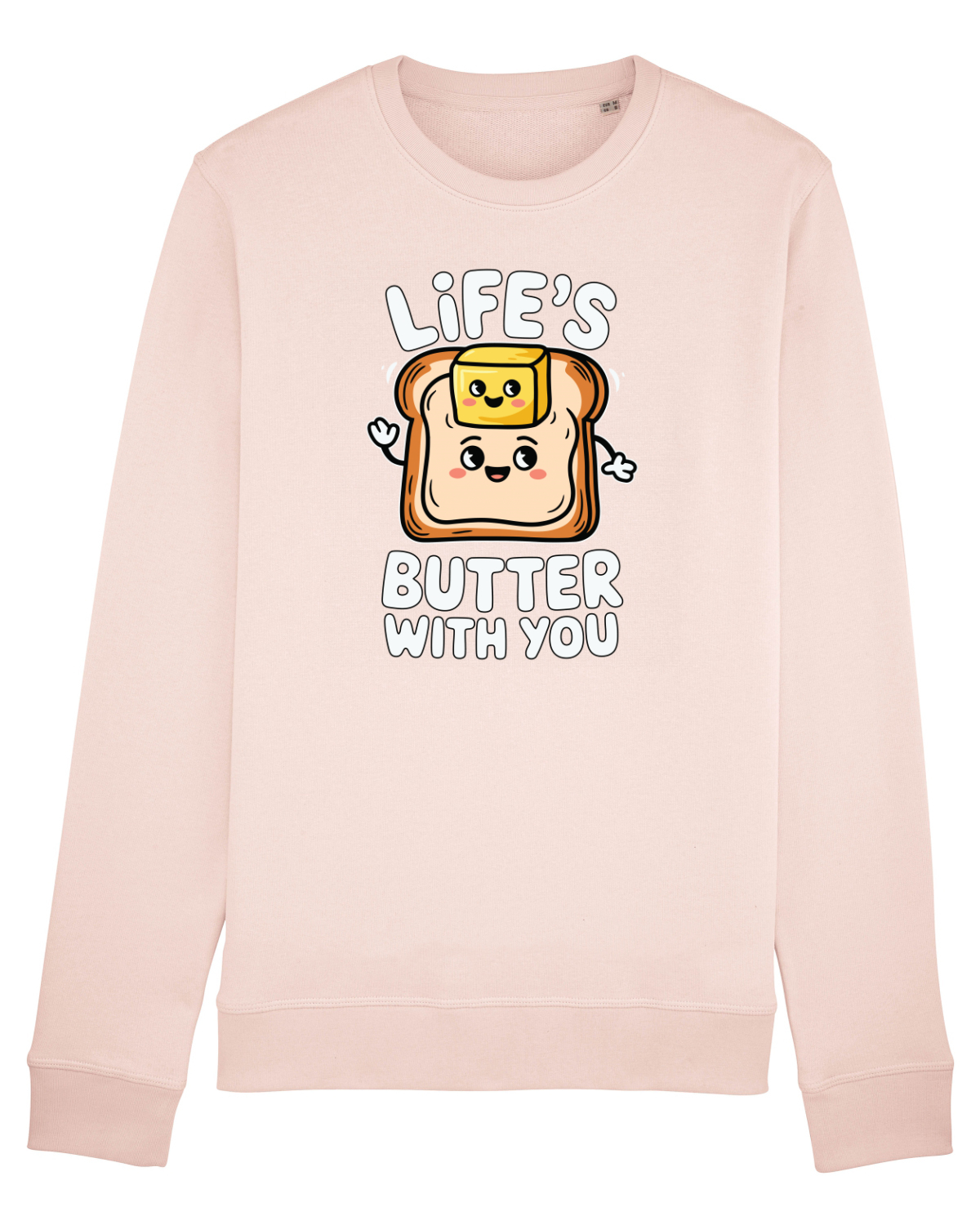Bluză mânecă lungă Unisex Rise Candy Pink