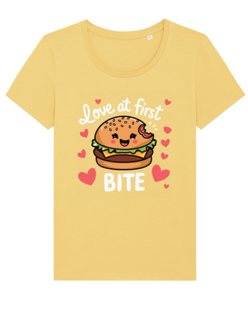Love At First Bite | Cute Hamburger Pun Jojoba