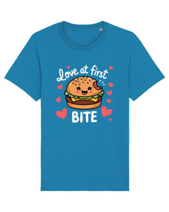 Love At First Bite | Cute Hamburger Pun Azur
