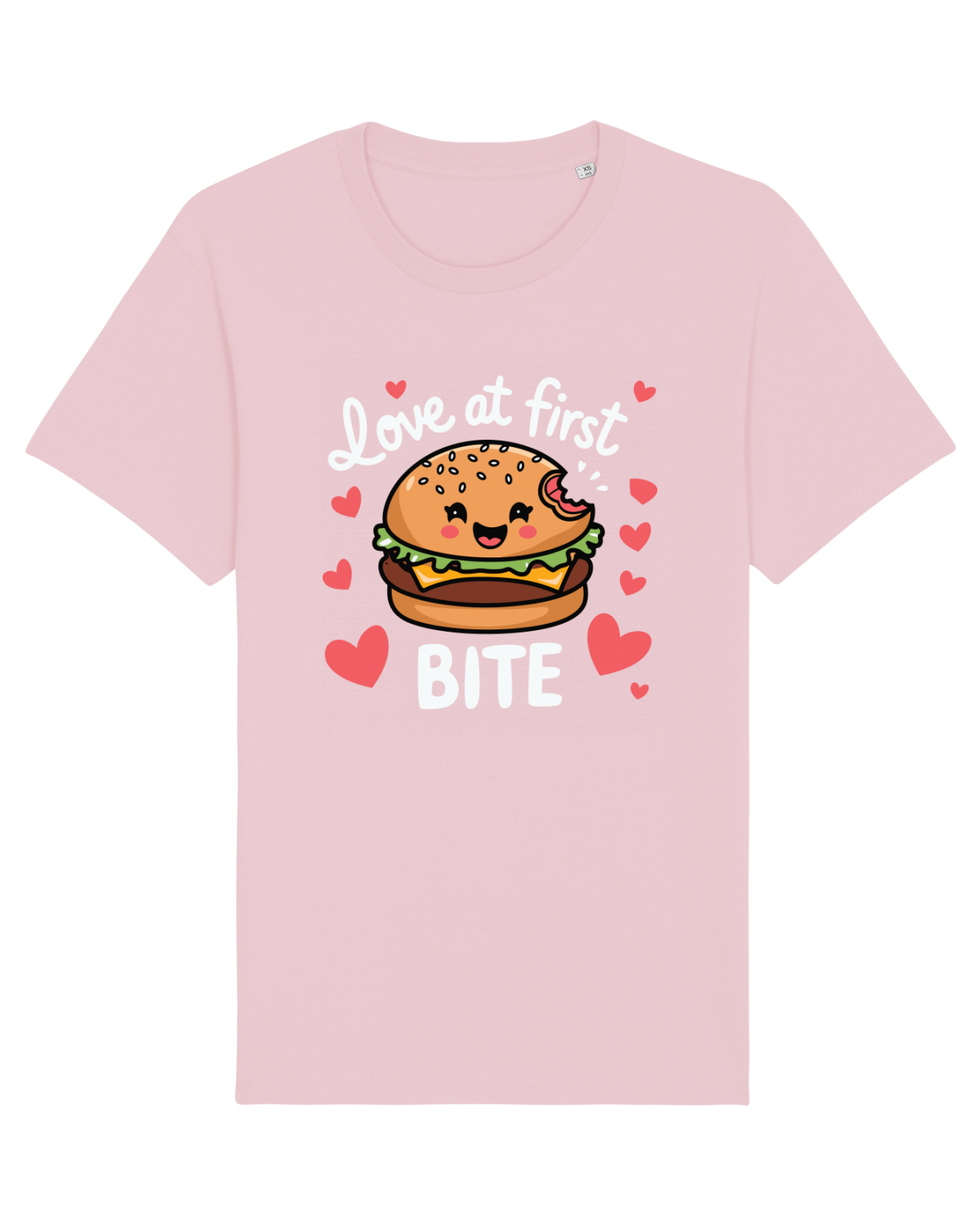 Tricou mânecă scurtă Unisex Rocker Cotton Pink