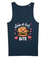 Love At First Bite | Cute Hamburger Pun Maiou Bărbat Runs