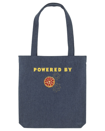 POWERED BY PIZZA Midnight Blue