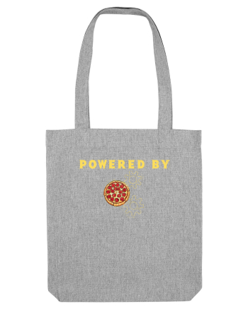 POWERED BY PIZZA Heather Grey