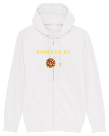 POWERED BY PIZZA White