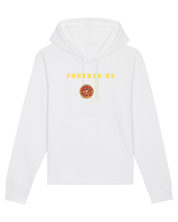 POWERED BY PIZZA White