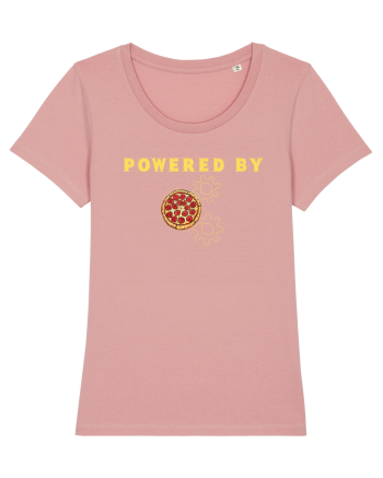 POWERED BY PIZZA Canyon Pink