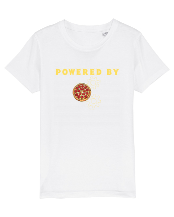 POWERED BY PIZZA White