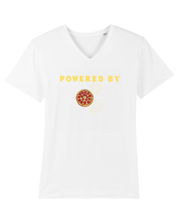 POWERED BY PIZZA White