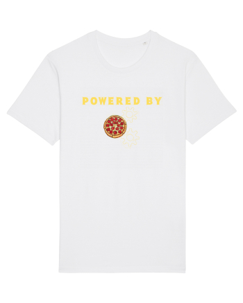POWERED BY PIZZA White