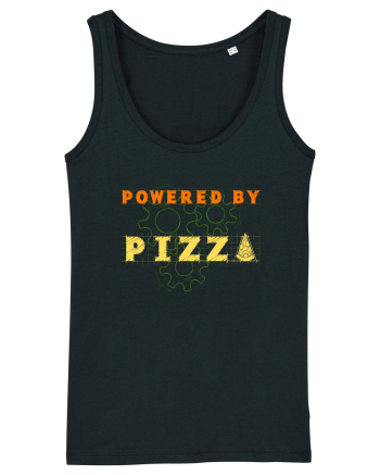 POWERED BY PIZZA 2 Black