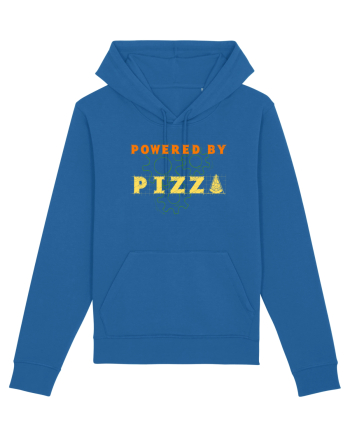 POWERED BY PIZZA 2 Royal Blue