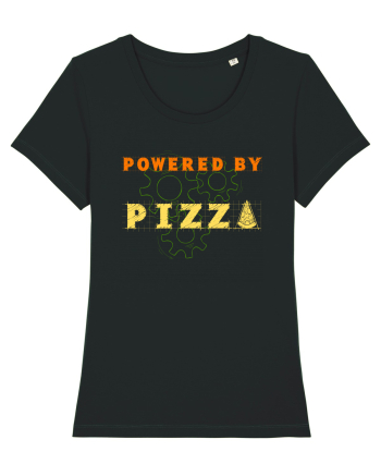 POWERED BY PIZZA 2 Black