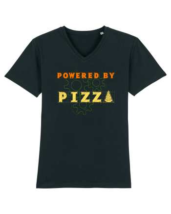 POWERED BY PIZZA 2 Black