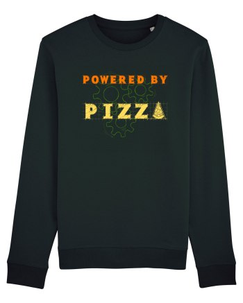 POWERED BY PIZZA 2 Black