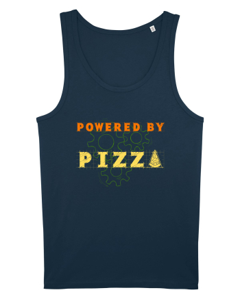 POWERED BY PIZZA 2 Navy
