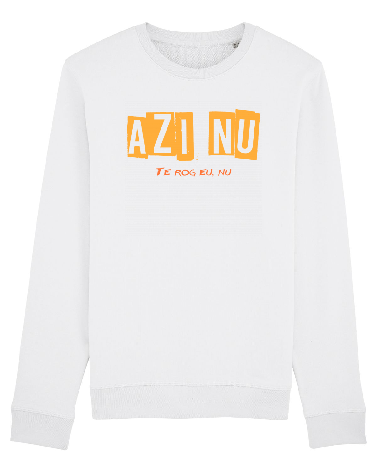 Bluză mânecă lungă Unisex Rise White