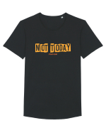 NOT TODAY - AZI NU. TE ROG EU Tricou mânecă scurtă guler larg Bărbat Skater