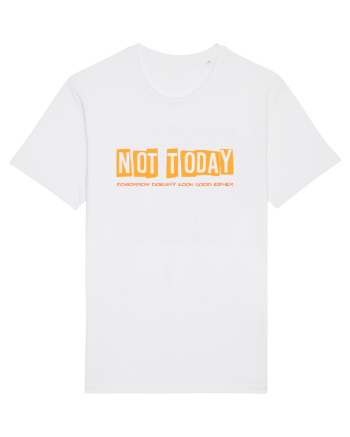 NOT TODAY. TOMORROW DOESN`T LOOK GOOD EITHER - AZI NU. NICI MAINE NU  White