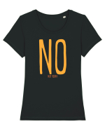 NO. NOT TODAY - NU. AZI NU Tricou mânecă scurtă guler larg fitted Damă Expresser