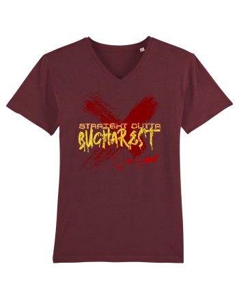 STRAIGHT OUTTA BUCHAREST - DIN BUCURESTI Burgundy