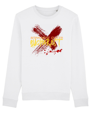 STRAIGHT OUTTA BUCHAREST - DIN BUCURESTI White