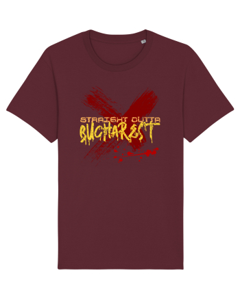 STRAIGHT OUTTA BUCHAREST - DIN BUCURESTI Burgundy
