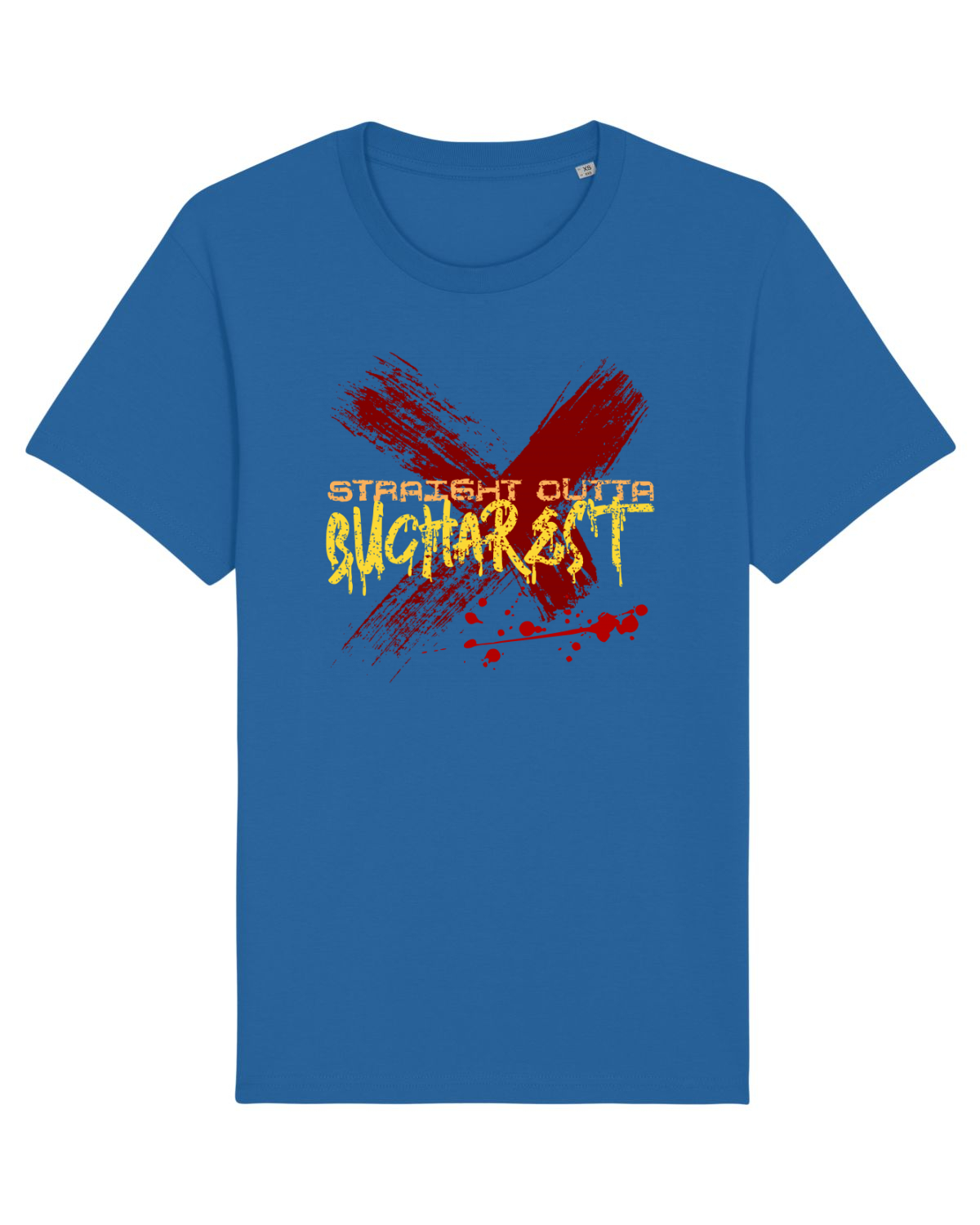 Tricou mânecă scurtă Unisex Rocker Royal Blue