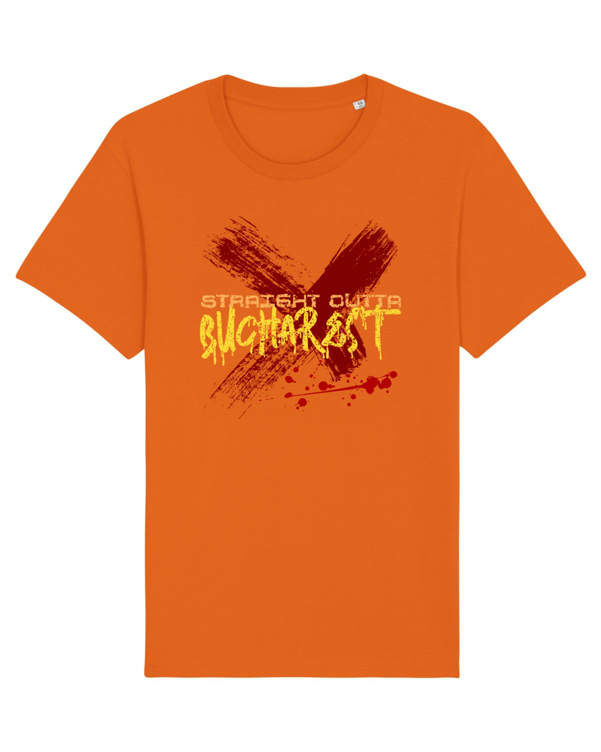 Tricou mânecă scurtă Unisex Rocker Bright Orange