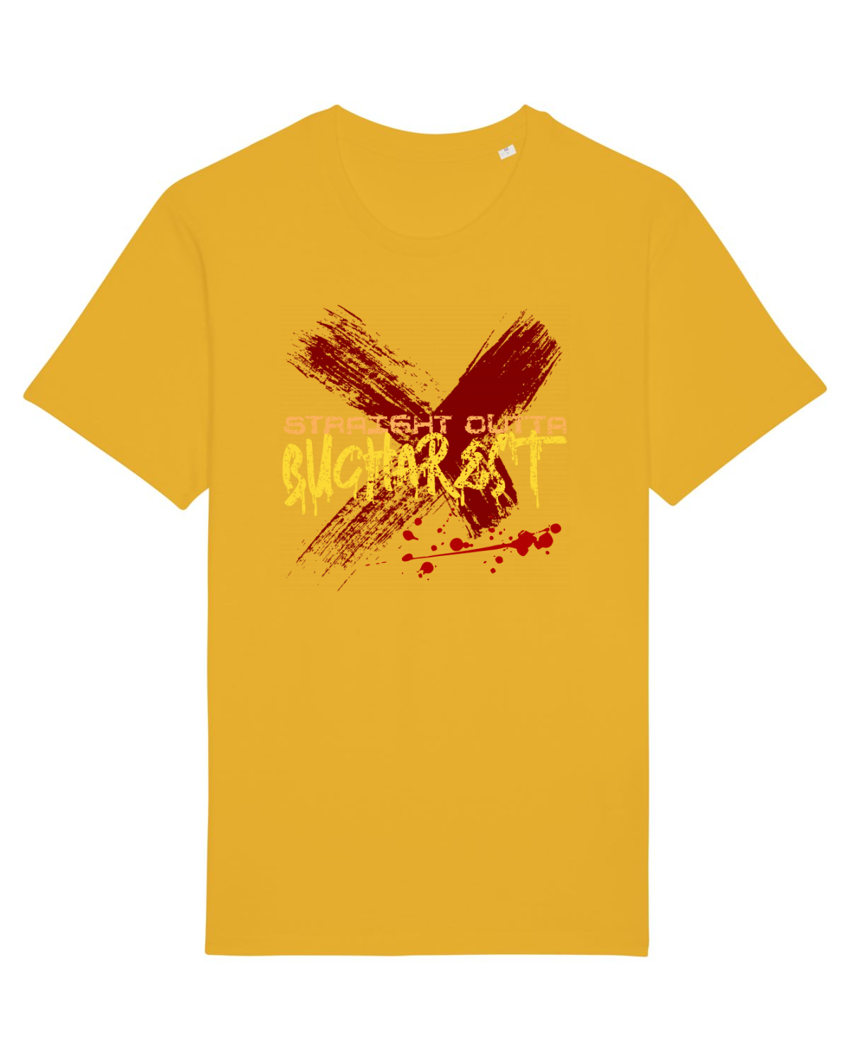 Tricou mânecă scurtă Unisex Rocker Spectra Yellow