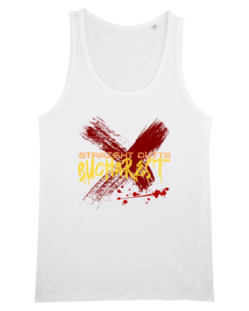 STRAIGHT OUTTA BUCHAREST - DIN BUCURESTI White