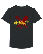 STRAIGHT OUTTA BUCHAREST - DIN BUCURESTI Tricou mânecă scurtă guler larg Bărbat Skater