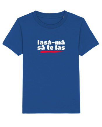 Lasă-mă să te las - alb Majorelle Blue