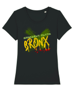 STRAIGHT OUTTA BRONX- DIN BRONX Tricou mânecă scurtă guler larg fitted Damă Expresser