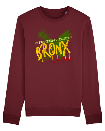 STRAIGHT OUTTA BRONX- DIN BRONX Burgundy